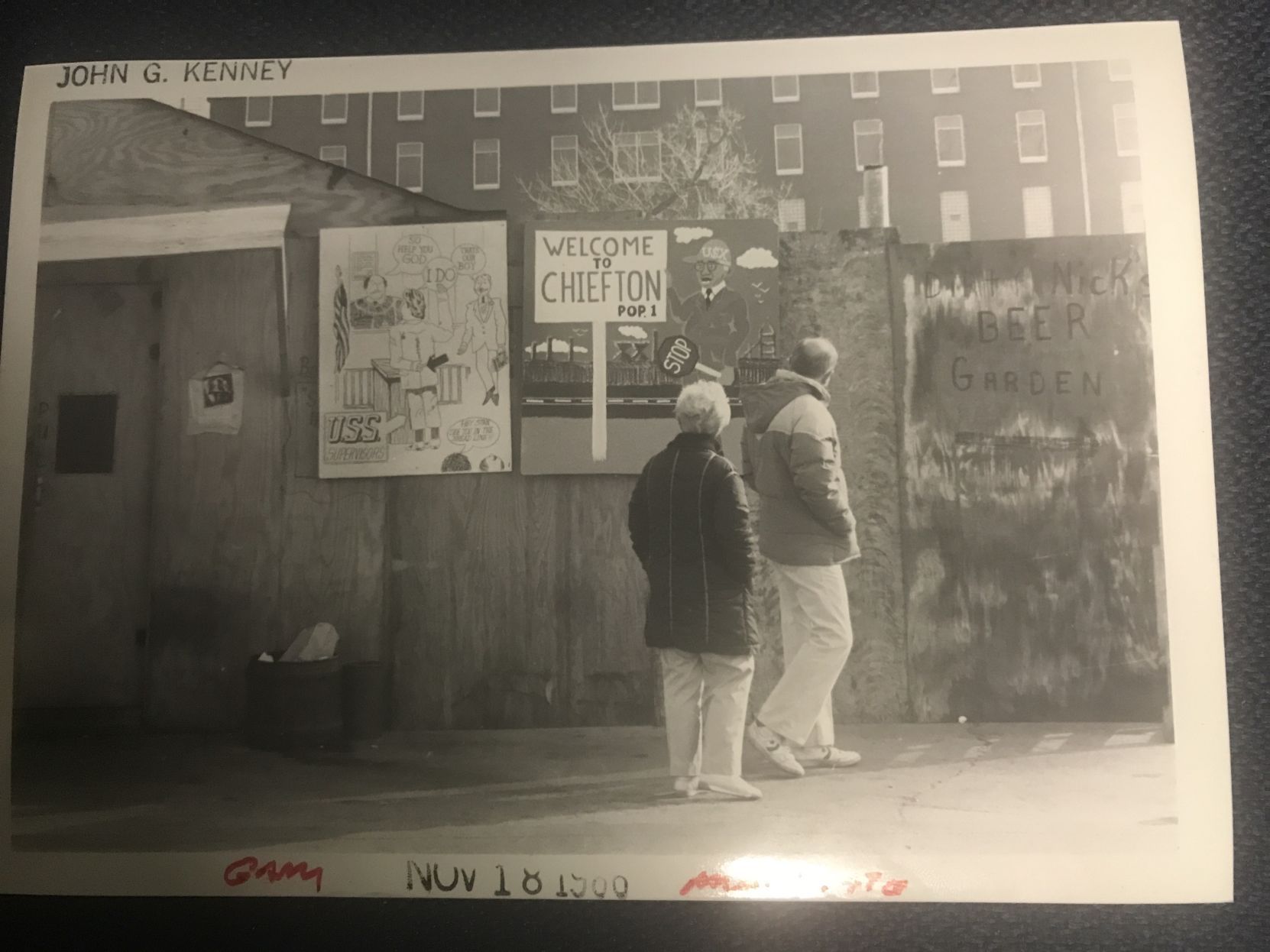 Scenes from the 1986 steel strike/lockout
